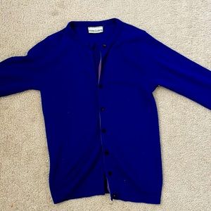 Royal blue long sleeved sweater